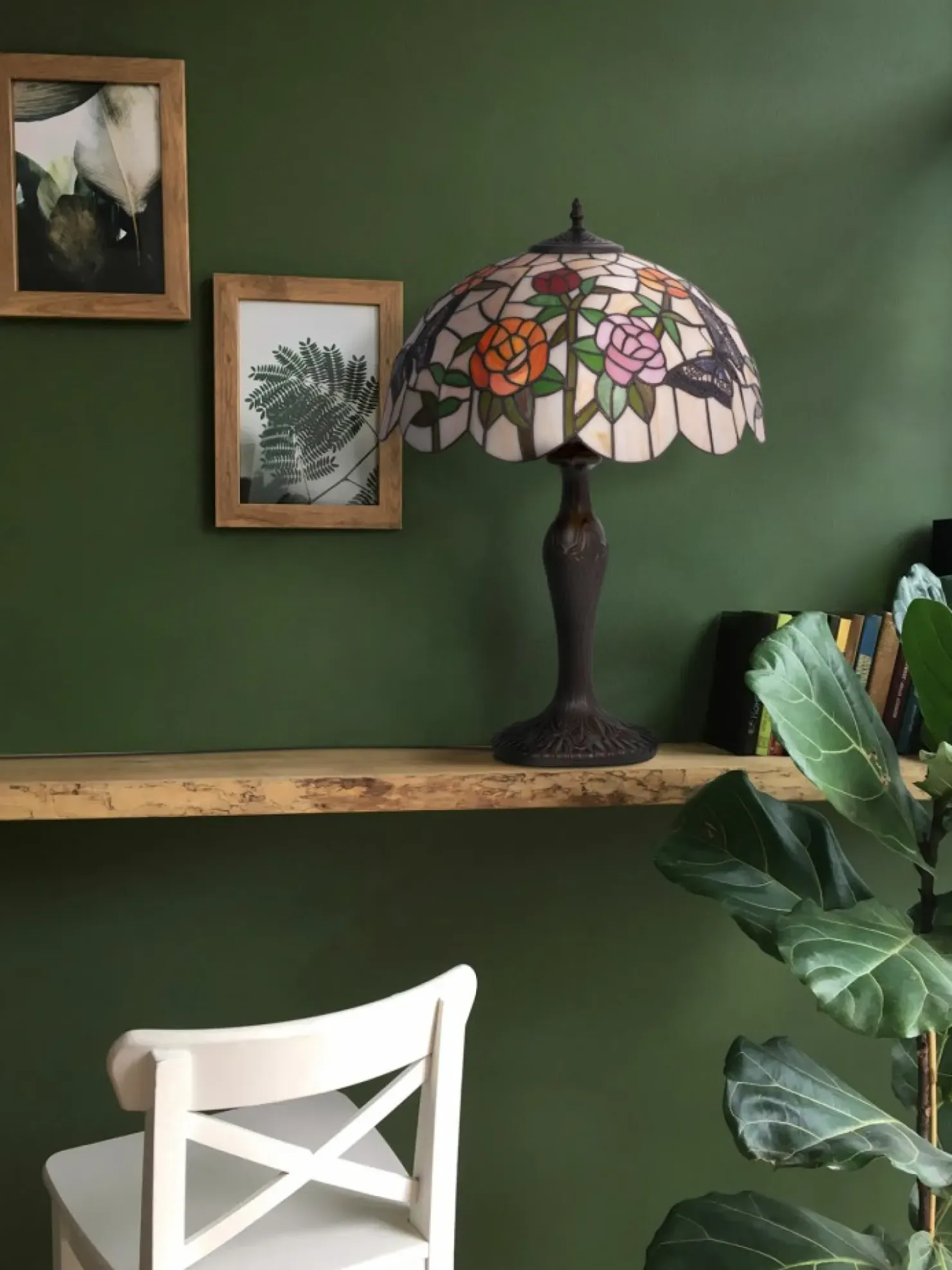 Wyjątkowa lampa stołowa, do stylowego salonu K-G16835 z serii ROSE*Sklep Kaja Store