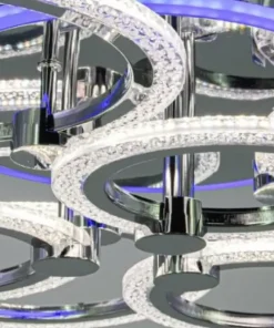 Hot Sklep Kaja Wyjątkowa lampa sufitowa, oświetlenie ledowe DRS2032/6 z serii RING chrom