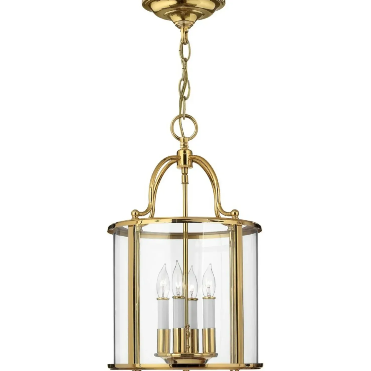 Wyjątkowa lampa wisząca, złota oprawa HK-GENTRY-P-M-PB z serii GENTRY*Sklep Kaja Discount