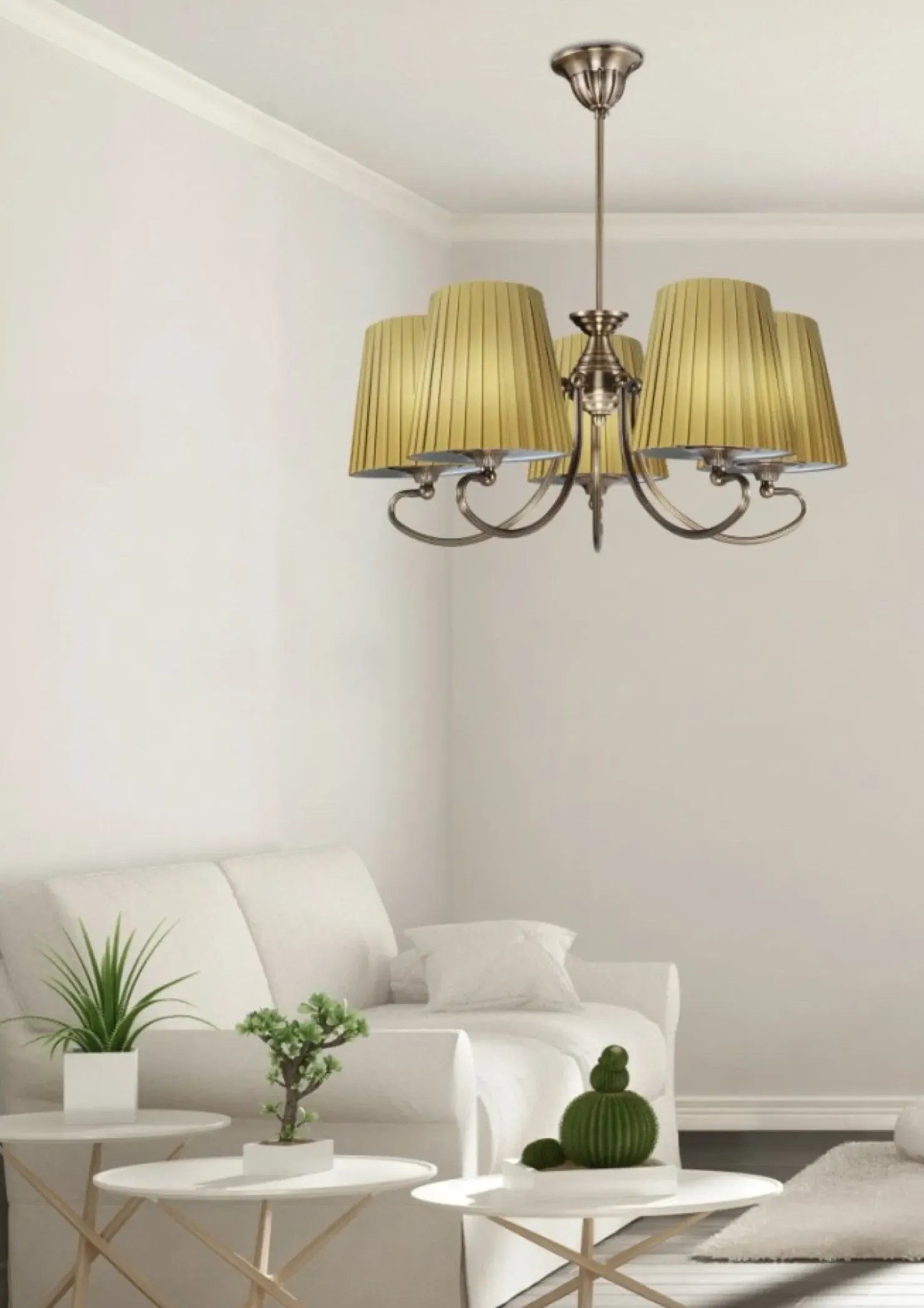 Wyrafinowana lampa wisząca z abażurami 35-34083 MOZART | Kaja*Sklep Kaja Fashion