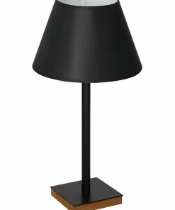 Wysoka, czarna lampka stołowa, z abażurem LX 3759 z serii TABLE LAMPS*Sklep Kaja Best Sale