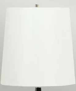 Wysoka, czarno-biała lampa podłogowa ASCENT-FL-BLK-W z serii ASCENT*Sklep Kaja Outlet