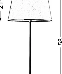 Wysoka, klasyczna lampka stołowa 41-00913 IBIS | Kaja Oświetlenie*Sklep Kaja New
