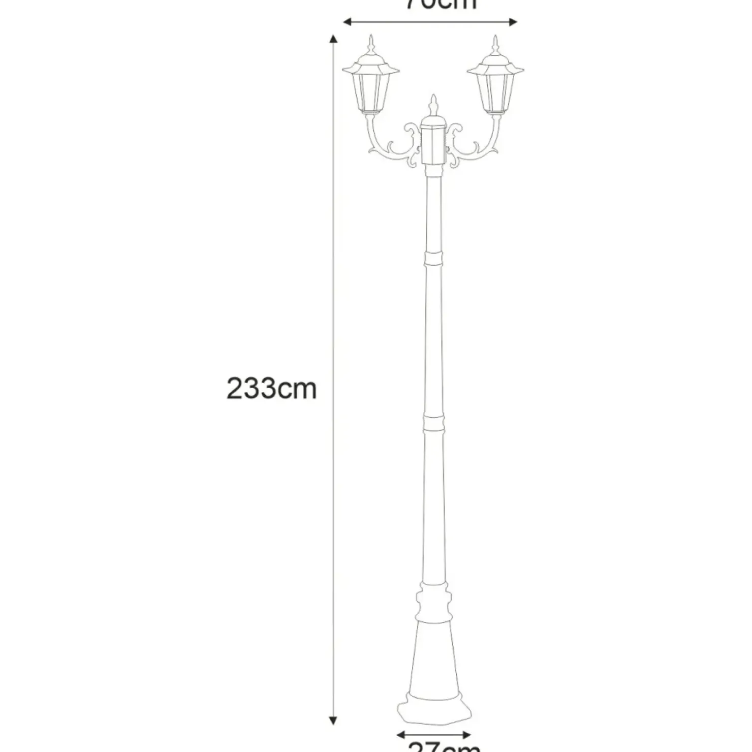Wysoka lampa do ogrodu K-7064A2/2 STANDARD | Kaja Oświetlenie*Sklep Kaja Cheap