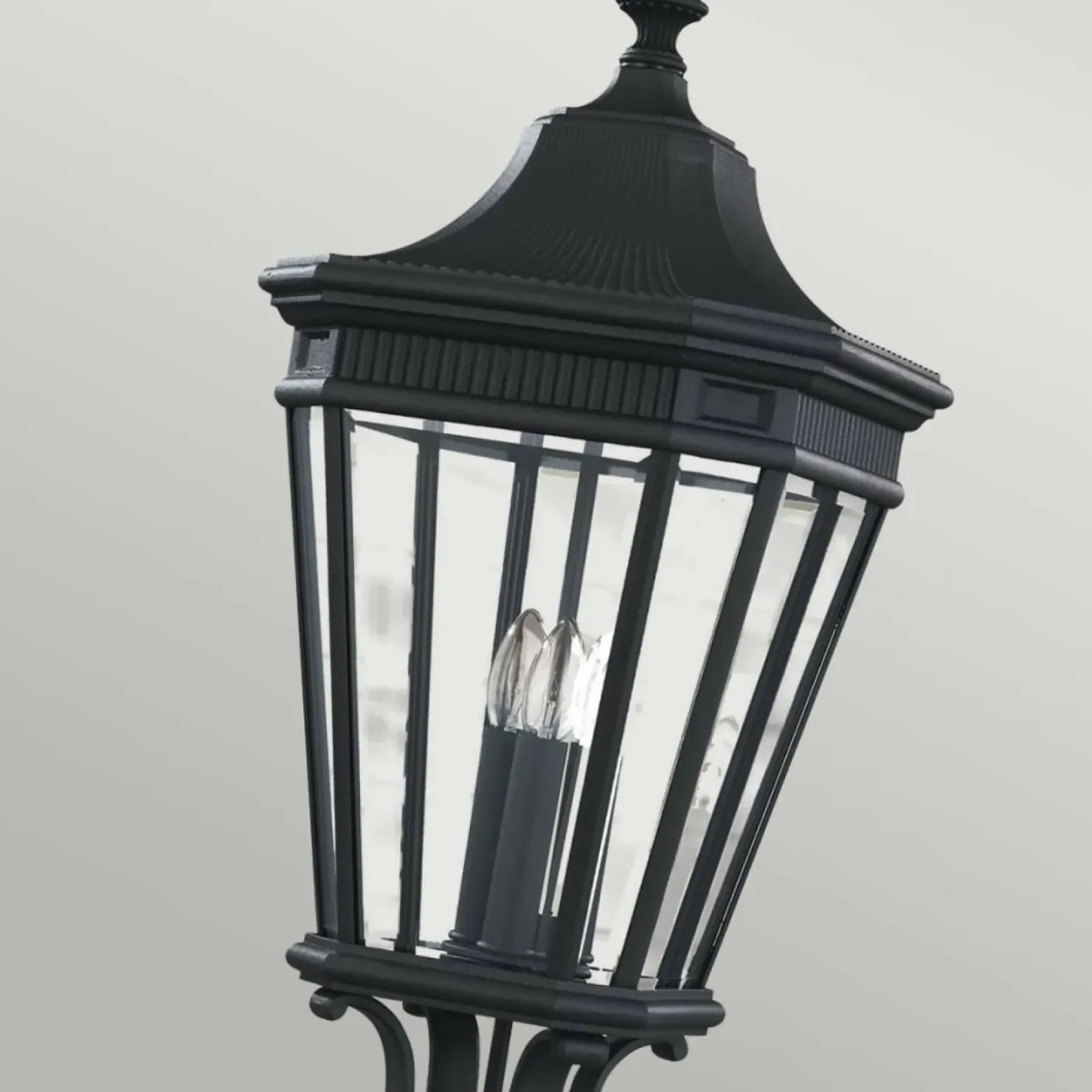 Wysoka lampa ogrodowa, czarna FE-COTSLN5-L-BK z serii COTSWOLD LANE*Sklep Kaja Shop