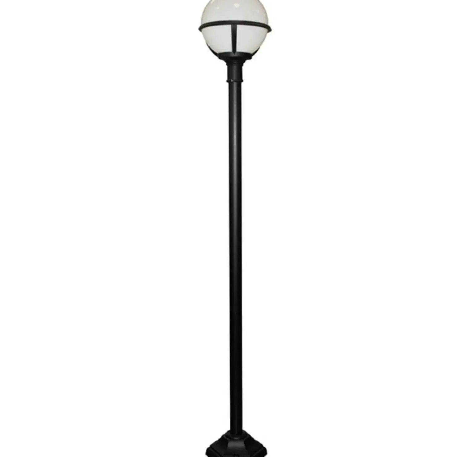 Wysoka lampa ogrodowa, czarna GLENBEIGH-POST z serii GLENBEIGH*Sklep Kaja Cheap