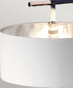 Wysoka lampa podłogowa z abażurem BALANCE-FL-BKPN z serii BALANCE*Sklep Kaja Shop