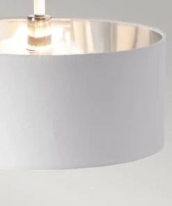 Wysoka lampa podłogowa z abażurem BALANCE-FL-BKPN z serii BALANCE*Sklep Kaja Shop