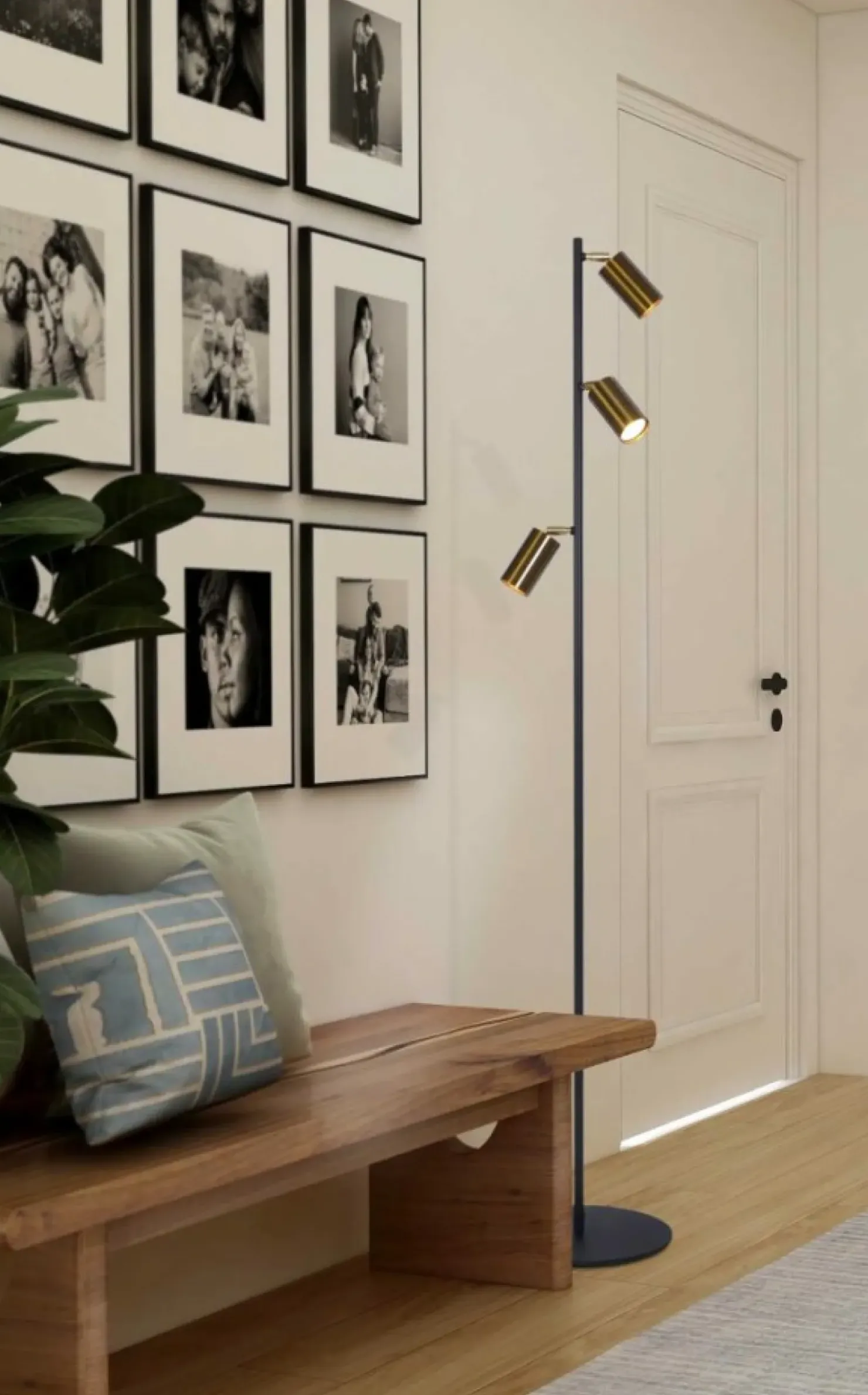 Wysoka lampa stojąca z regulowanymi tubami K-4905 ALTER | Kaja*Sklep Kaja Fashion