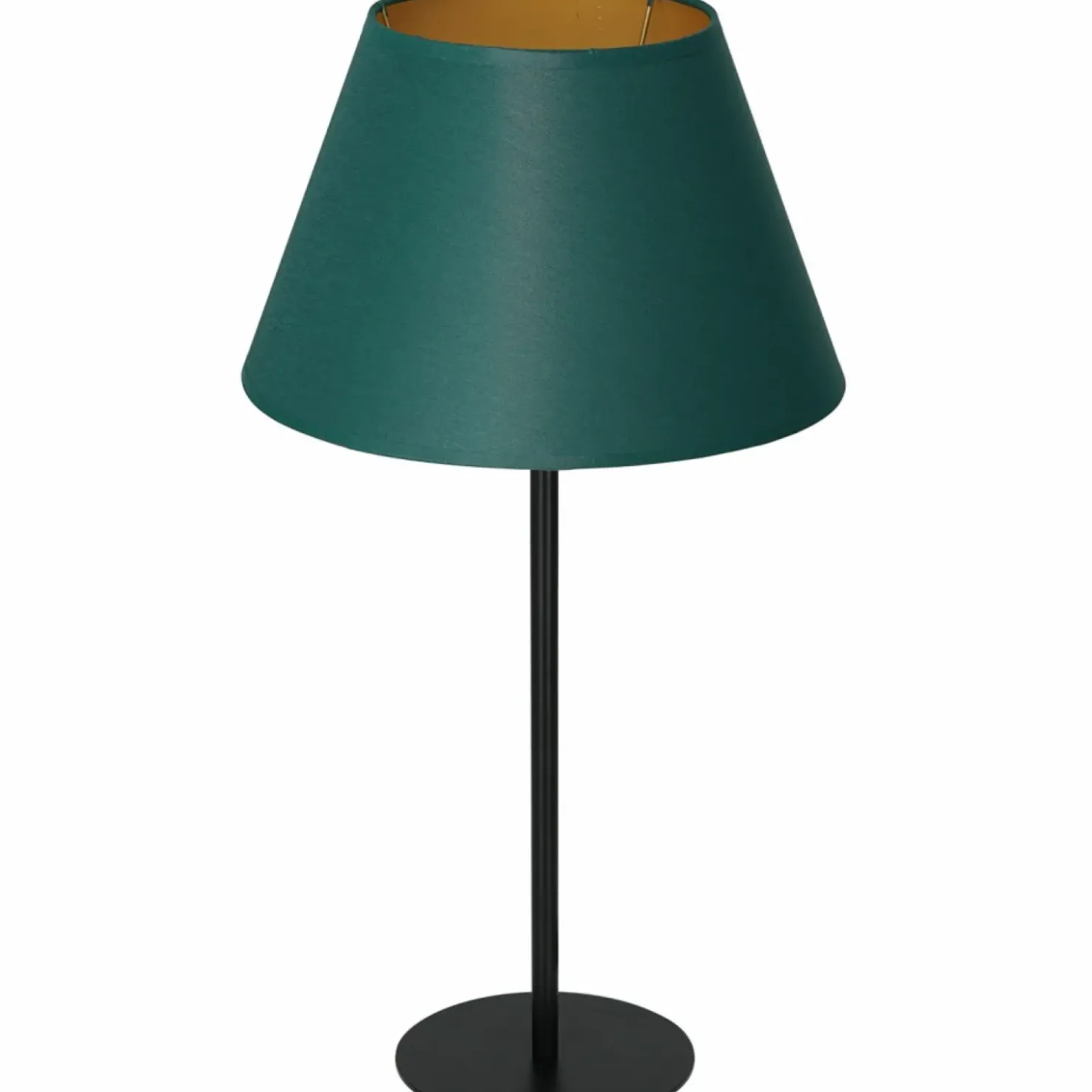 Wysoka, zielono-złota lampka stołowa LX 3560 z serii ARDEN | Kaja*Sklep Kaja Hot