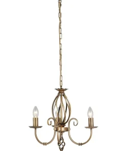 Wytworna lampa wisząca do jadalni ART3-AGD-BRASS z serii ARTISAN*Sklep Kaja Hot