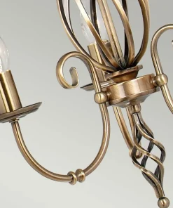Wytworna lampa wisząca do jadalni ART3-AGD-BRASS z serii ARTISAN*Sklep Kaja Hot