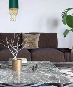 Wytworna lampa wisząca w zielonym kolorze MLP6449 z serii ALMERIA | Kaja Oświetl*Sklep Kaja Cheap