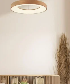 Outlet Sklep Kaja Żyrandol ledowa obręcz ⌀59,5cm z pilotem AZ5010 SANTANA | Kaja
