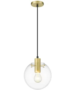 Clearance Sklep Kaja Żyrandol z kulą ⌀20cm do kuchni LP-004/1P S GD PUERTO | Kaja