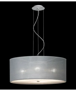 Store Sklep Kaja Żyrandol z metalicznym abażurem ⌀50cm 67543 NODO | Kaja Oświetlenie