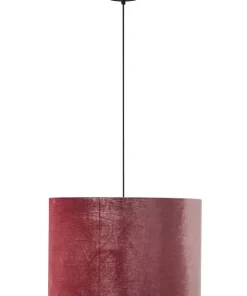 Outlet Sklep Kaja Żyrandol z szerokim różowo-złotym abażurem TK 6164 z serii TERCINO