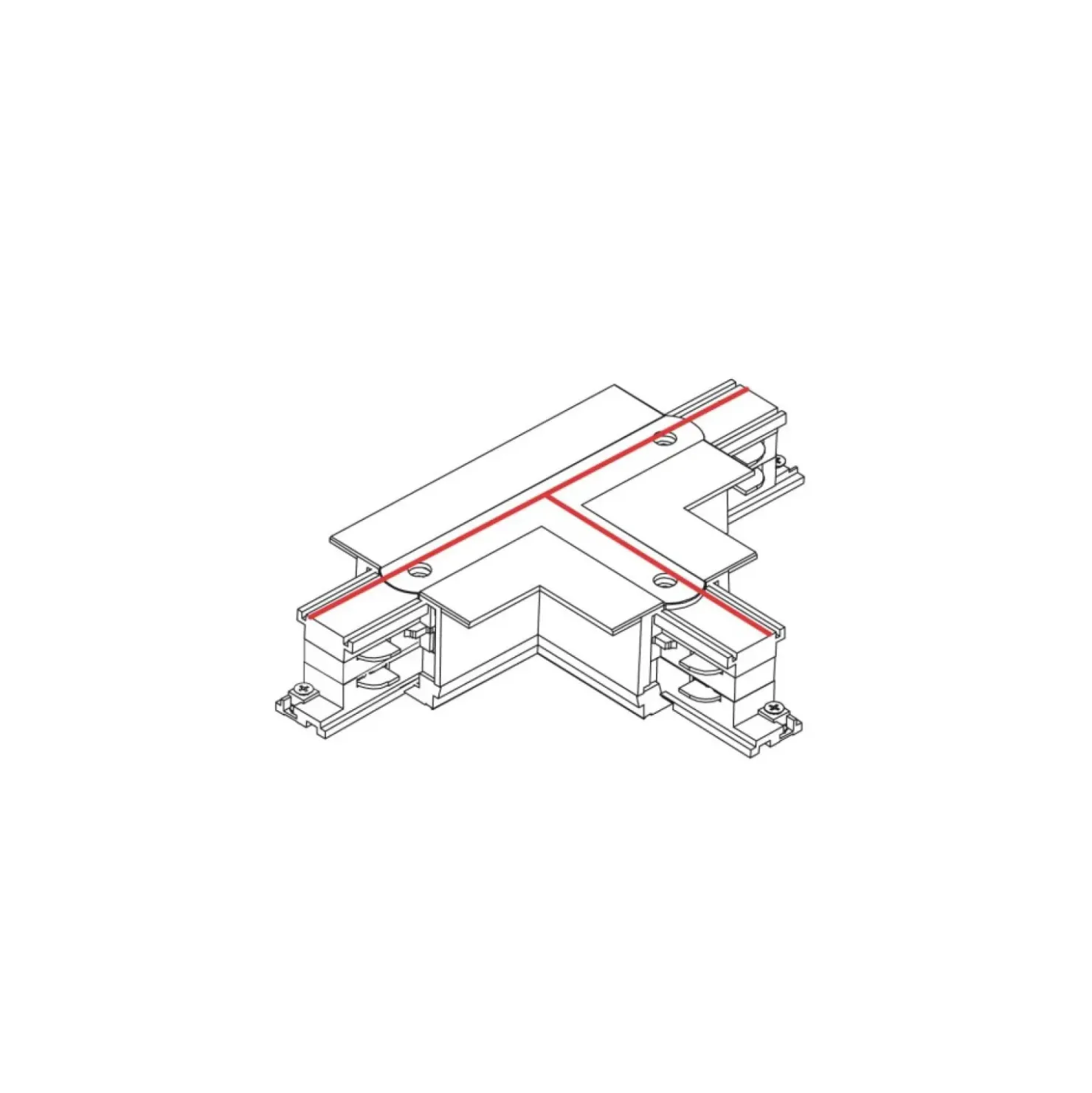 Złączka lewa podtynkowa 3-fazowa 8247 CTLS RECESSED CONNECTOR | Kaja*Sklep Kaja Store