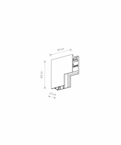 Złączka natynkowa do szyny magnetycznej 1F 10165 LVM ACCESORIES | Kaja*Sklep Kaja Clearance