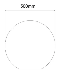 Zewnętrzna kula świecąca ⌀50cm LP-JH-1095-500 GAJA | Kaja Oświetlenie*Sklep Kaja Discount