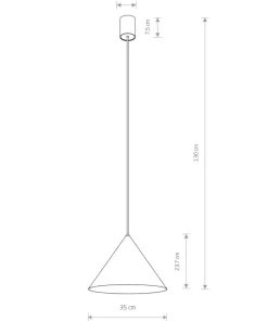 Hot Sklep Kaja Zielona lampa wisząca na żarówkę z GU10 8003 | Kaja Oświetlenie zielony