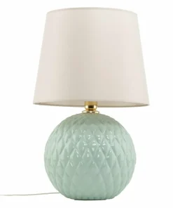 Zielona lampka nocna z beżowym abażurem TK 5904 SANTANA | Kaja*Sklep Kaja Fashion
