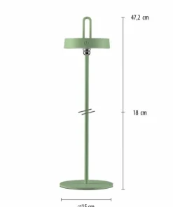 Zielona lampka stołowa na taras i do biura ZM 19310-43 AMAG | Kaja*Sklep Kaja Clearance