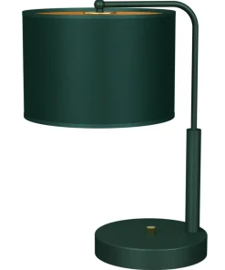 Zielona lampka stołowa z abażurem, do biura MLP7880 z serii VERDE | Kaja Oświetl*Sklep Kaja Best