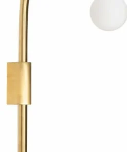 Złota, dekoracyjna lampa ścienna łuk MX W0338 ENIGMA | Kaja*Sklep Kaja Shop