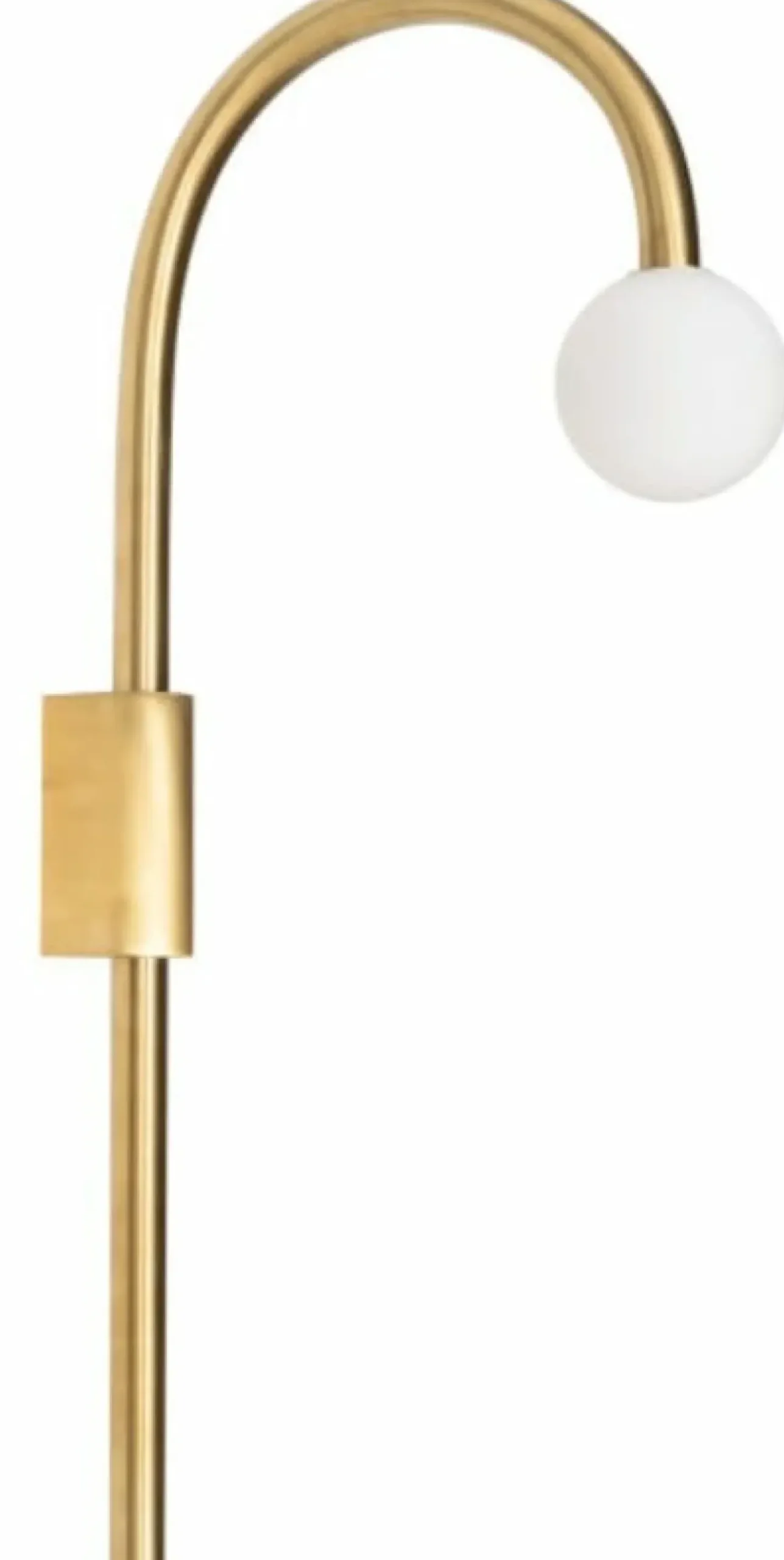 Złota, dekoracyjna lampa ścienna łuk MX W0338 ENIGMA | Kaja*Sklep Kaja Shop