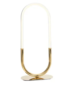 Złota, designerska lampka stołowa LED MX T0045D OLIVIA | Kaja*Sklep Kaja Online