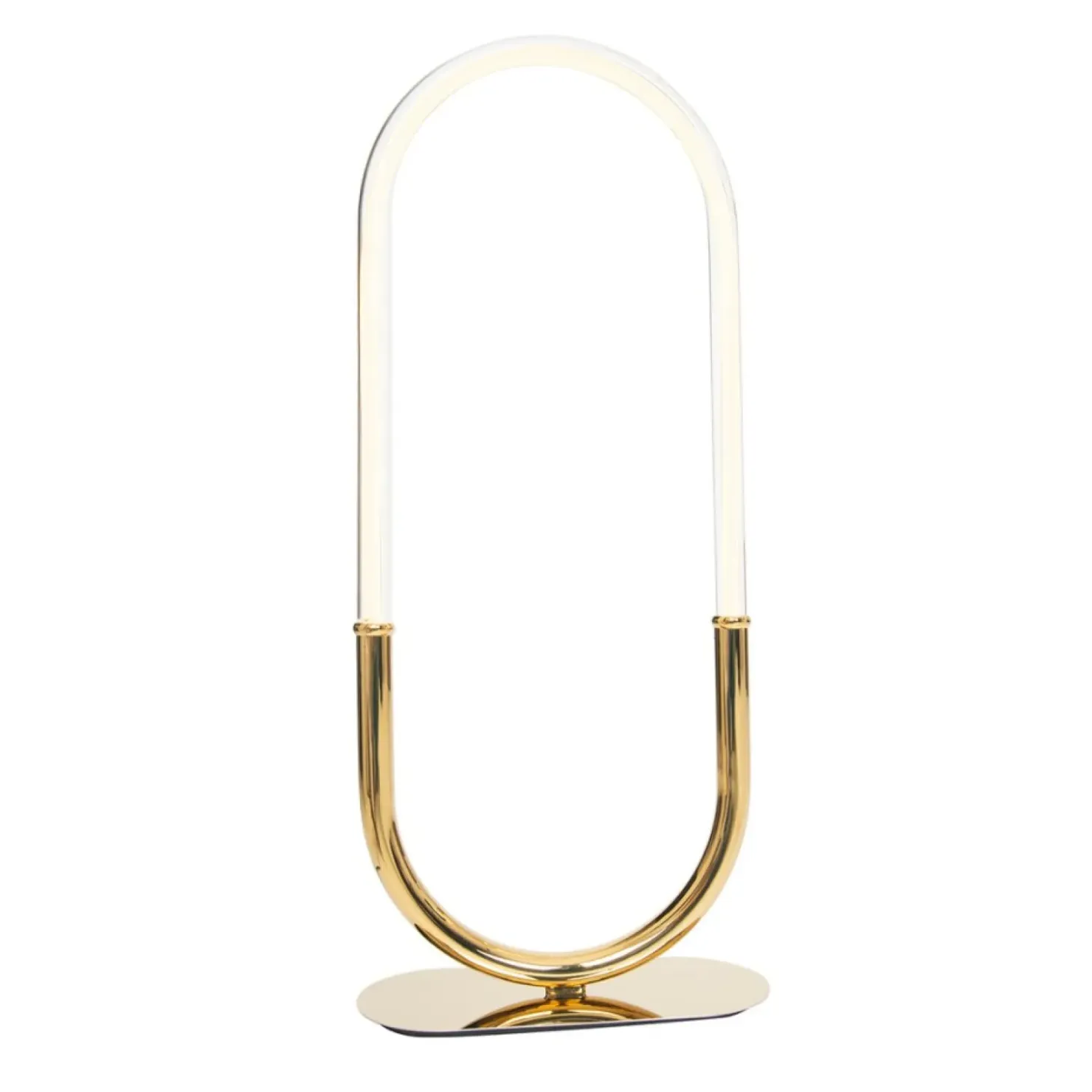 Złota, designerska lampka stołowa LED MX T0045D OLIVIA | Kaja*Sklep Kaja Online