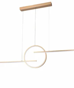 Flash Sale Sklep Kaja Złota, geometryczna lampa LED nad wyspę kuchenną AZ5258 LAUREN | Kaja złotopiaskowane