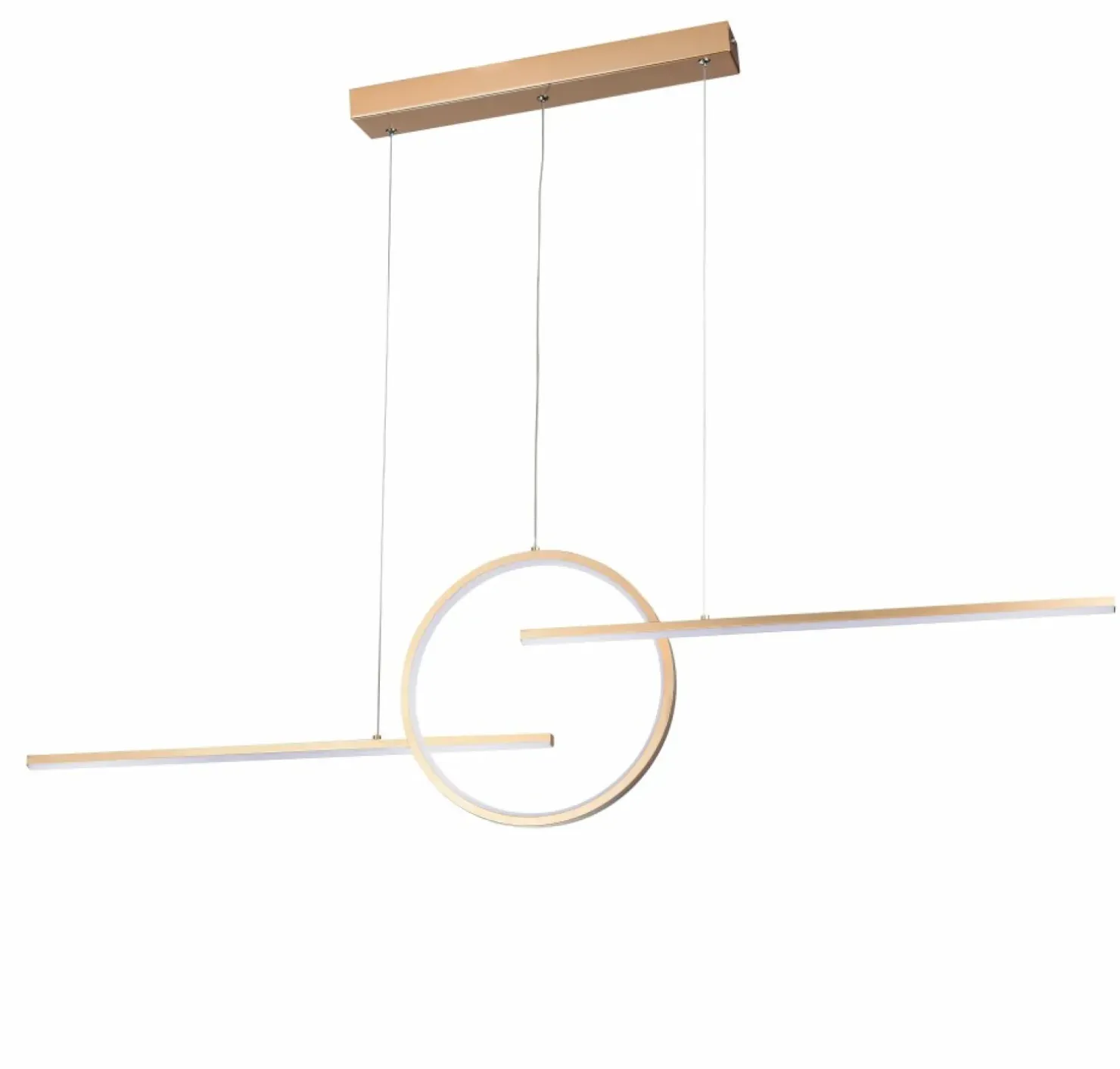 Flash Sale Sklep Kaja Złota, geometryczna lampa LED nad wyspę kuchenną AZ5258 LAUREN | Kaja złotopiaskowane