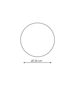 Złota lampa ścienna ⌀26cm LP-8102/1C-18W GD PLATILLO | Kaja*Sklep Kaja Best Sale