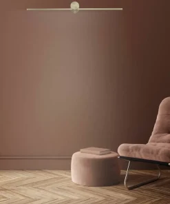 Złota lampa ścienna nad lustro LP-777/1W L GD z serii MODERN SLIM*Sklep Kaja Fashion