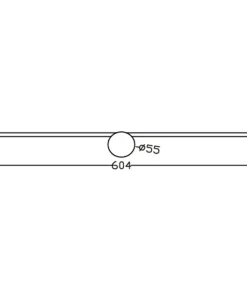 Złota lampa ścienna nad lustro LP-777/1W L GD z serii MODERN SLIM*Sklep Kaja Fashion