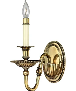 Złota lampa ścienna, świecznik HK-CAMBRIDGE1 z serii CAMBRIDGE*Sklep Kaja Flash Sale