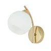 Złota lampa ścienna z klasycznym kloszem 21-38593 AMOS | Kaja*Sklep Kaja Fashion