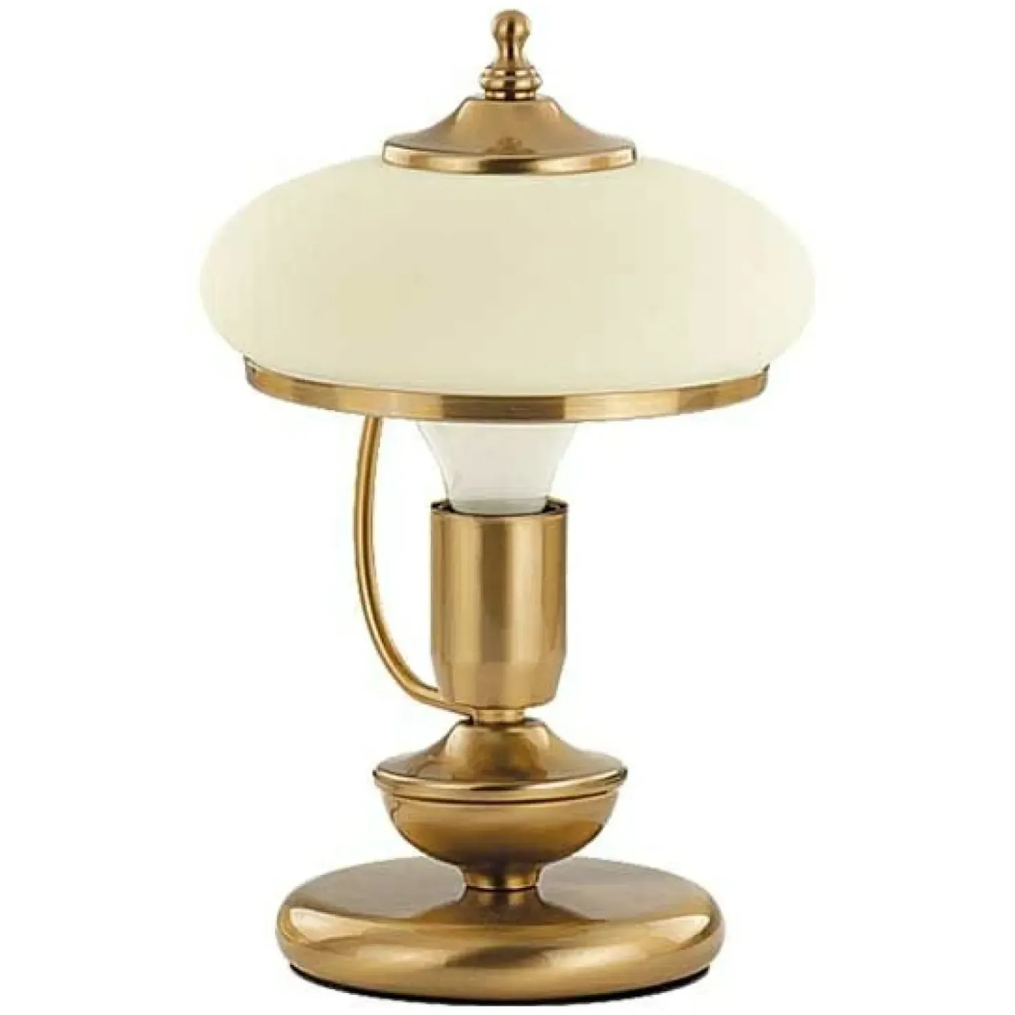 Złota lampa nocna w stylu retro, owalny klosz AL 10908 | Kaja*Sklep Kaja Cheap