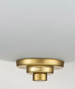 Złota lampa, półkolisty plafon FE-MALIBU-F-BATH-BB z serii MALIBU*Sklep Kaja New