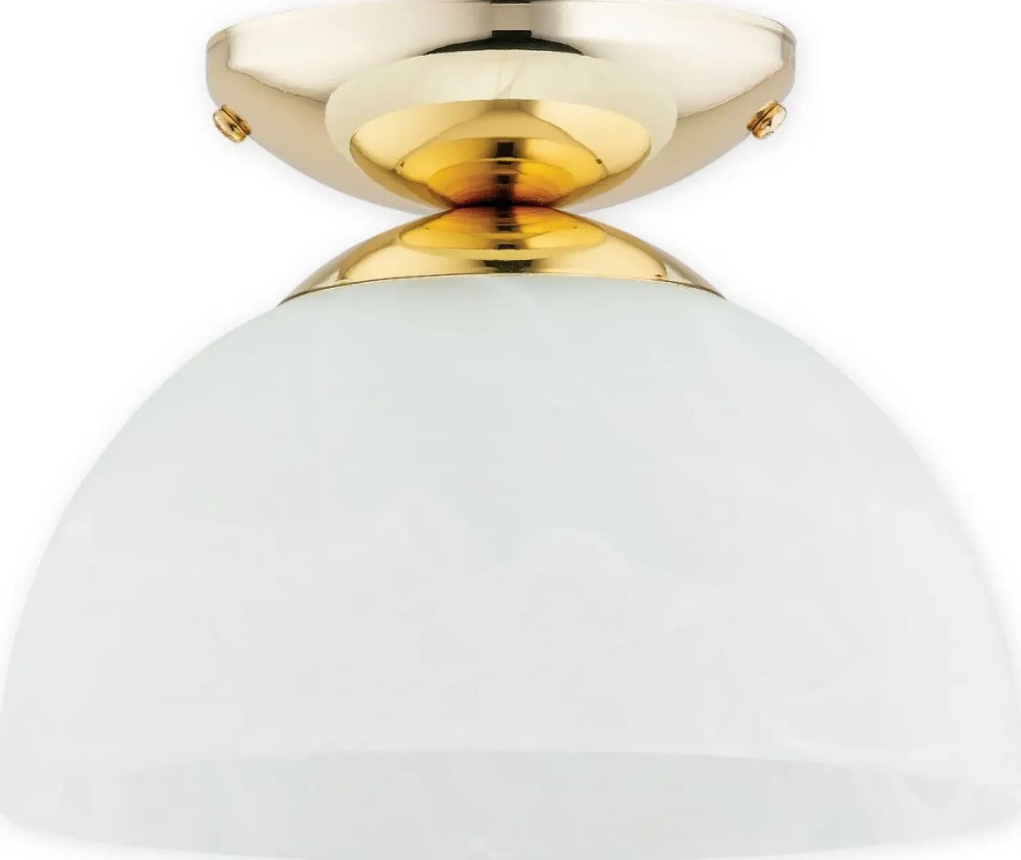Złota lampa sufitowa alabastrowy klosz O3130 P1 ZL | Kaja Oświetlenie*Sklep Kaja Shop