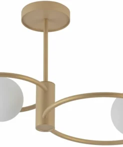 Online Sklep Kaja Złota lampa sufitowa do eleganckiej sypialni SIG 33464 z serii AQUA