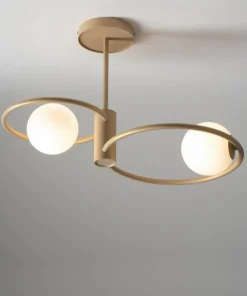 Online Sklep Kaja Złota lampa sufitowa do eleganckiej sypialni SIG 33464 z serii AQUA