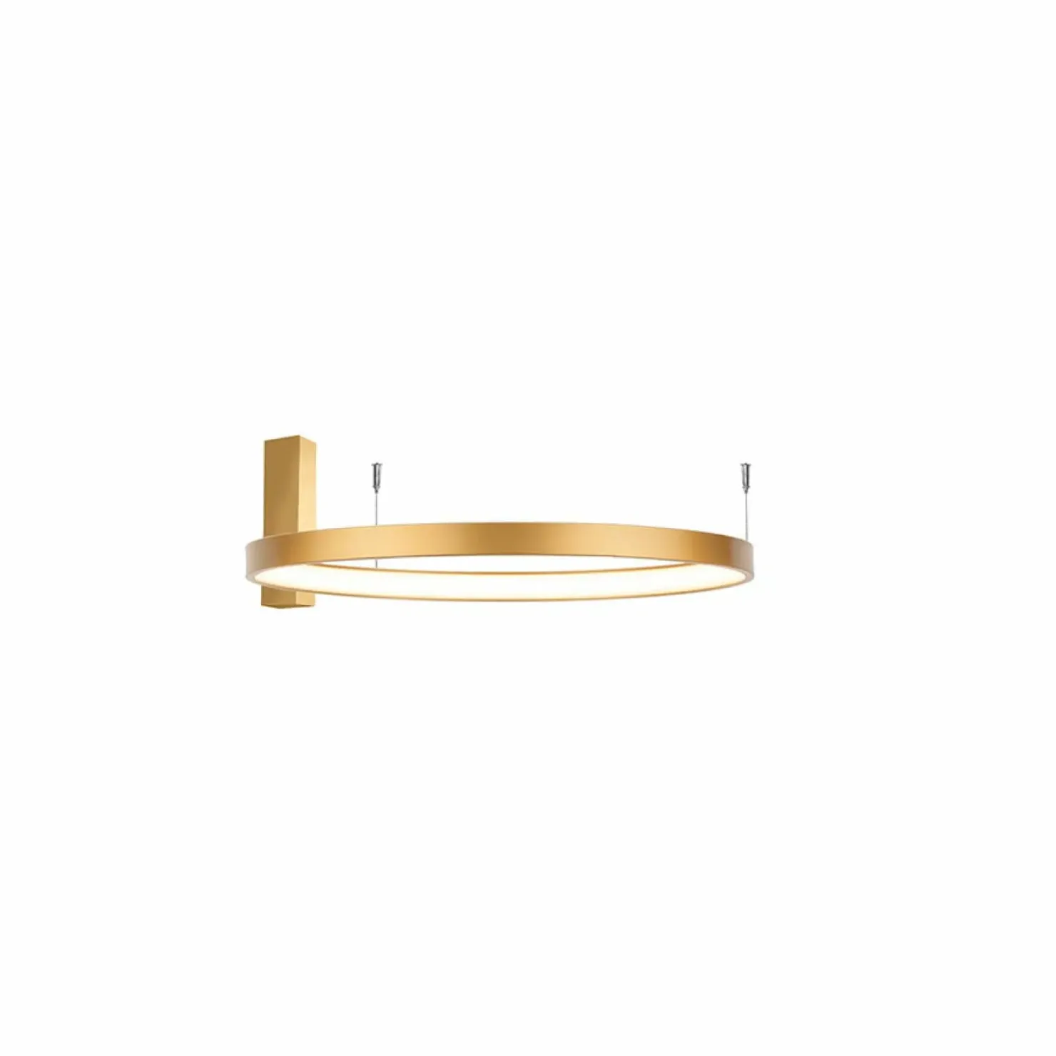 Złota lampa sufitowa LED ⌀57cm 4000K ANT 1335 z serii AGA*Sklep Kaja Hot
