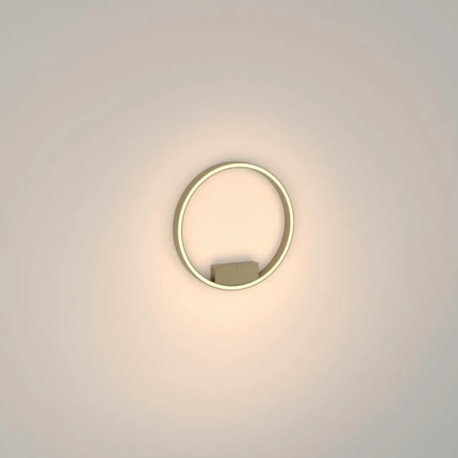 Złota lampa sufitowa, LED 25W MOD058CL-L25BS3K z serii RIM | Kaja*Sklep Kaja Clearance
