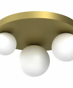 Cheap Sklep Kaja Złota lampa sufitowa z białymi kloszami MLP8395 BIBIONE | Kaja