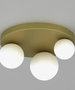 Cheap Sklep Kaja Złota lampa sufitowa z białymi kloszami MLP8395 BIBIONE | Kaja