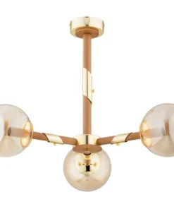 Best Sale Sklep Kaja Złota lampa sufitowa z kloszami, gwint E14 AL 62425 z serii GELIA