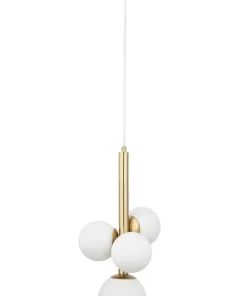 Flash Sale Sklep Kaja Złota lampa wisząca do pokoju dziennego SIG 40780 z serii PERLA LUX